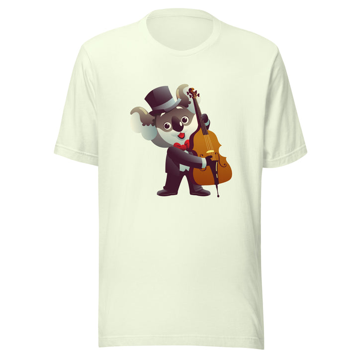 Koala Musicians Contra Bass Man Premium T-shirt - Citron / S - ArtyKoala