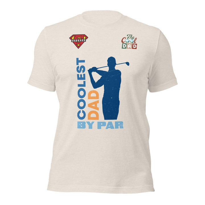 The Cool Dad By Par Man Premium T-shirt - Heather Dust / S - ArtyKoala