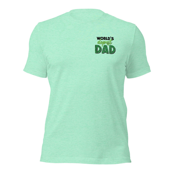 World's dopest Dad Man Premium T-shirt - Heather Mint / S - ArtyKoala