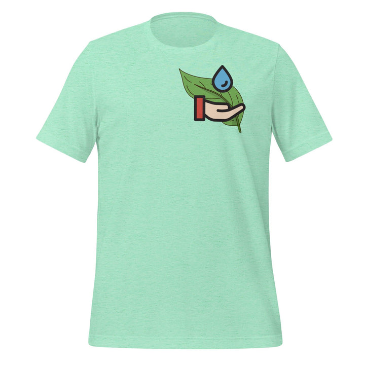 Drop Sustainability Womam Premium T-shirt - Heather Mint / S - ArtyKoala