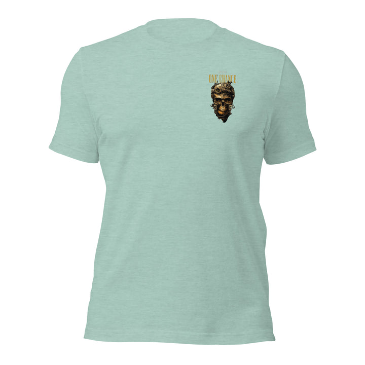 Cybernetic Head Unisex Premium T-shirt - Heather Prism Dusty Blue / S - ArtyKoala