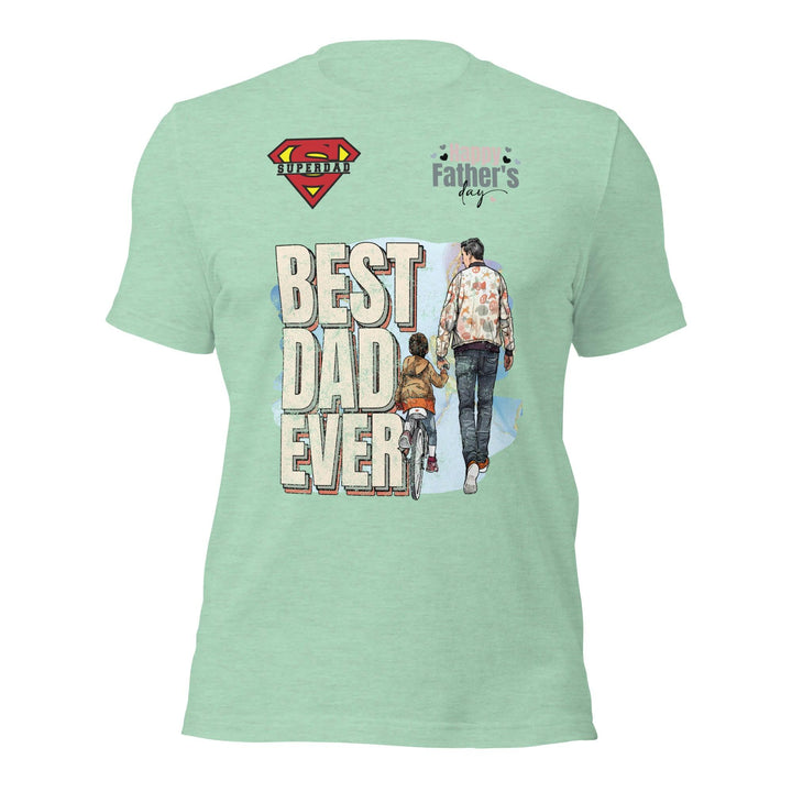 Best Dad Ever Man Premium T-shirt - Heather Prism Mint / S - ArtyKoala