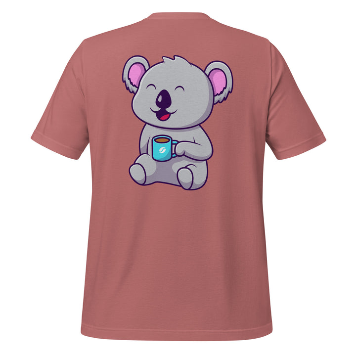 Koala Sleeping in a Cup Unisex Premium T-shirt - ArtyKoala