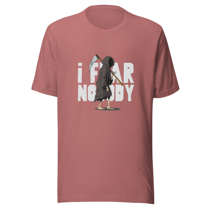 I Fear Nobody Unisex Premium T-shirt - Mauve / S - ArtyKoala