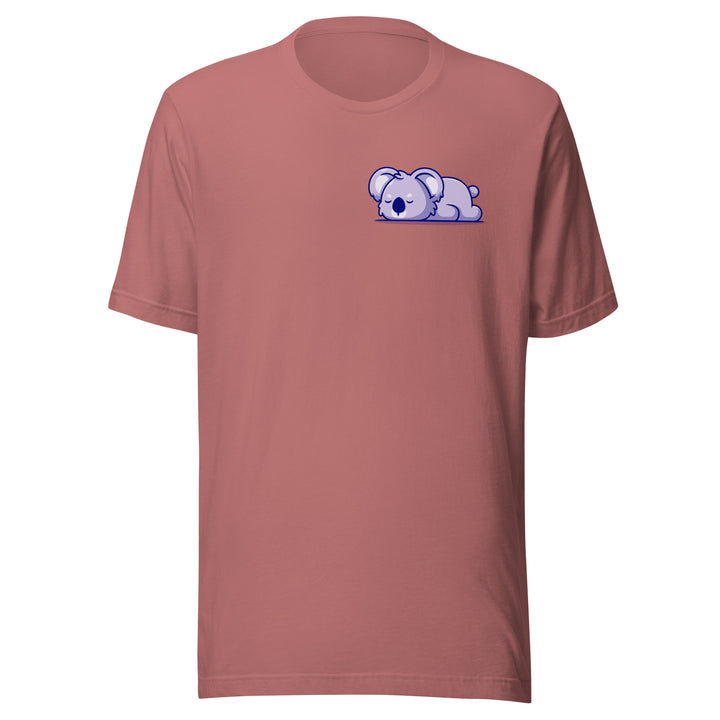 Sleepy Koala Unisex Premium T-shirt - Mauve / S - ArtyKoala