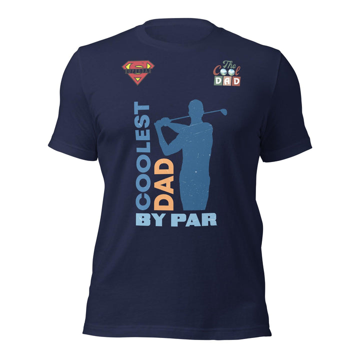 The Cool Dad By Par Man Premium T-shirt - Navy / S - ArtyKoala