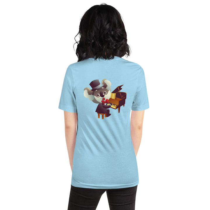 Koala Musicians Piano Woman Premium T-shirt - ArtyKoala