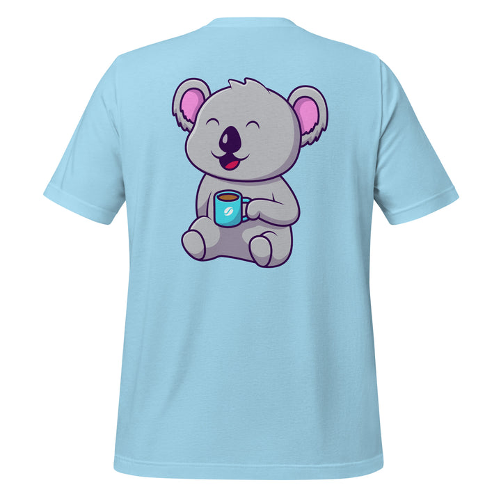 Koala Sleeping in a Cup Unisex Premium T-shirt - ArtyKoala