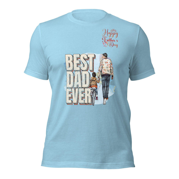 Best Dad Ever Man Premium T-shirt - Ocean Blue / S - ArtyKoala