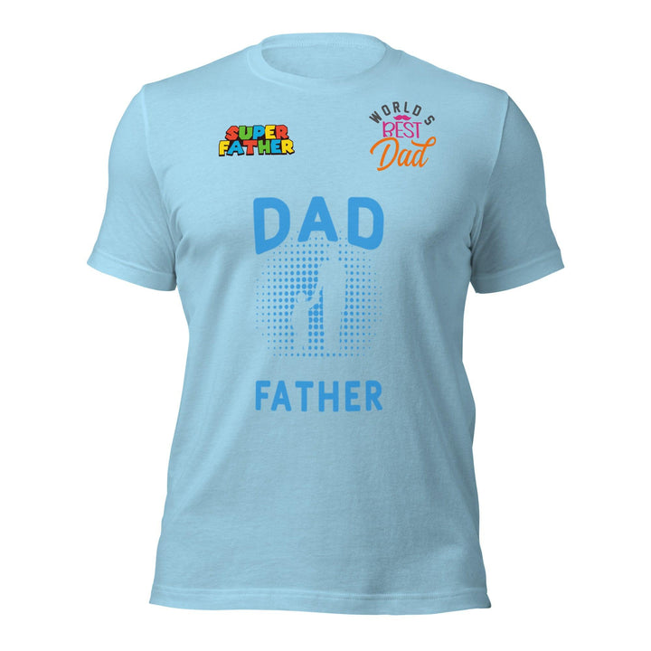 Dad Father Man Premium T-shirt - Ocean Blue / S - ArtyKoala