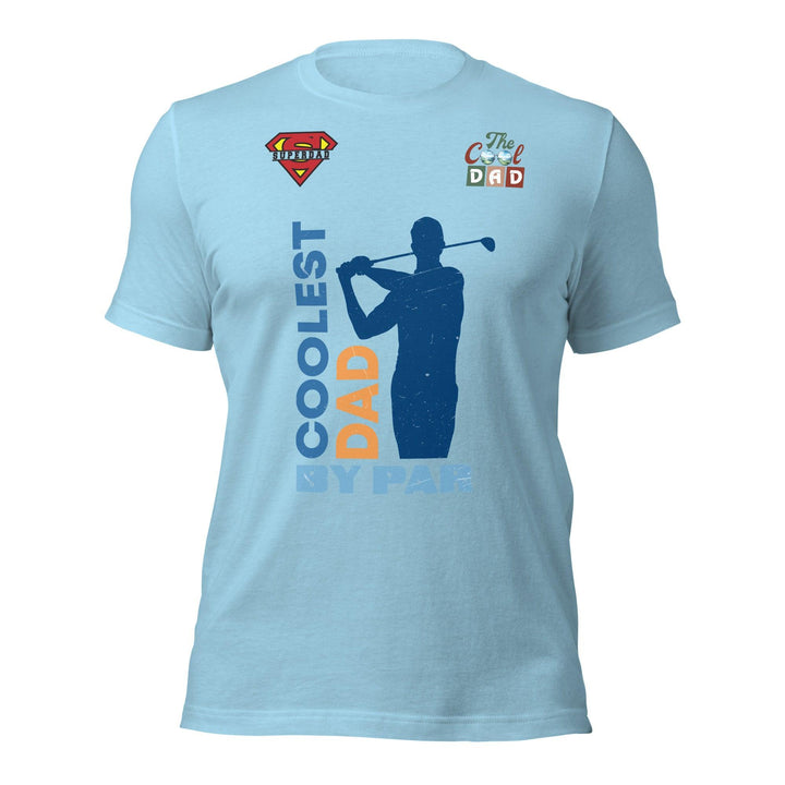 The Cool Dad By Par Man Premium T-shirt - Ocean Blue / S - ArtyKoala