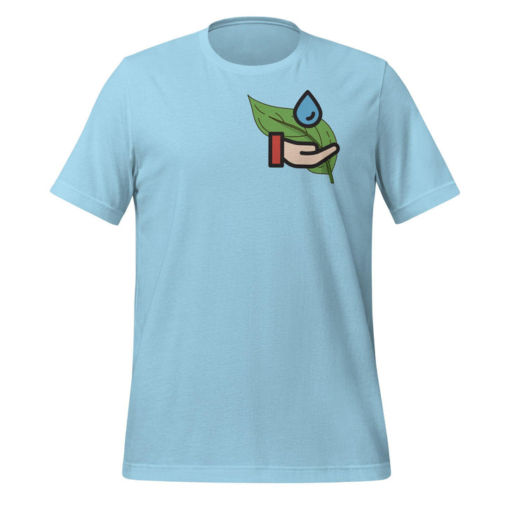 Drop Sustainability Womam Premium T-shirt - Ocean Blue / S - ArtyKoala