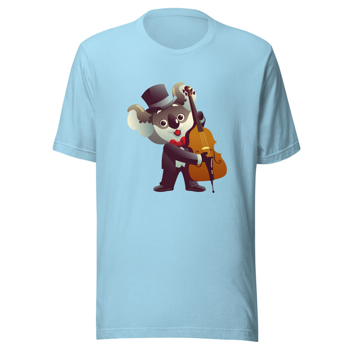 Koala Musicians Contra Bass Man Premium T-shirt - Ocean Blue / S - ArtyKoala