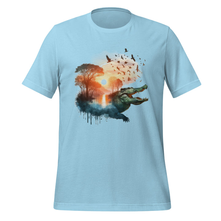 Long Live The Crocodiles Premium Unisex T-shirt - Ocean Blue / S - ArtyKoala