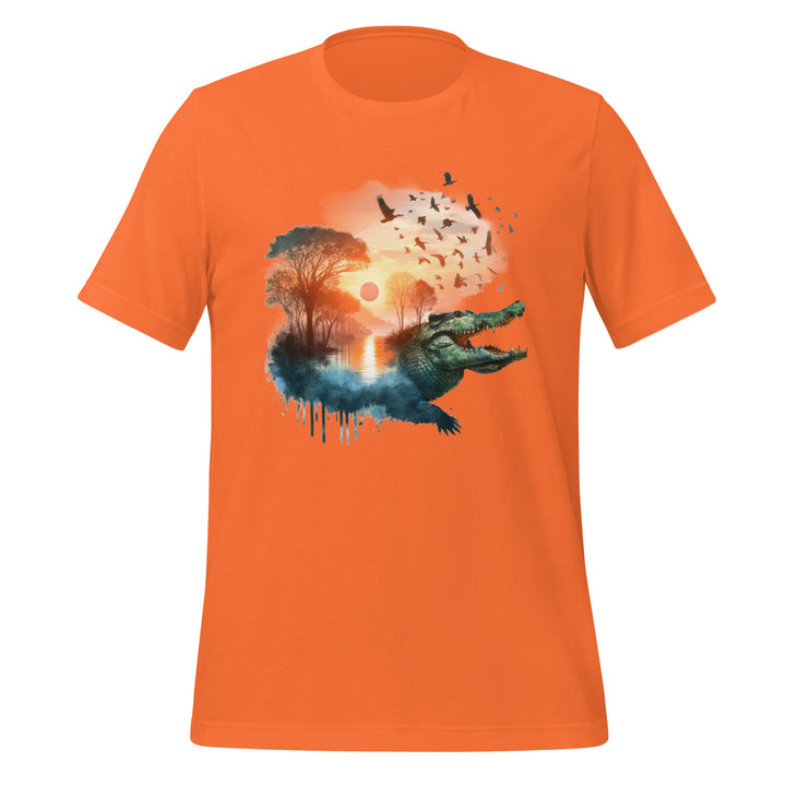 Long Live The Crocodiles Premium Unisex T-shirt - Orange / S - ArtyKoala