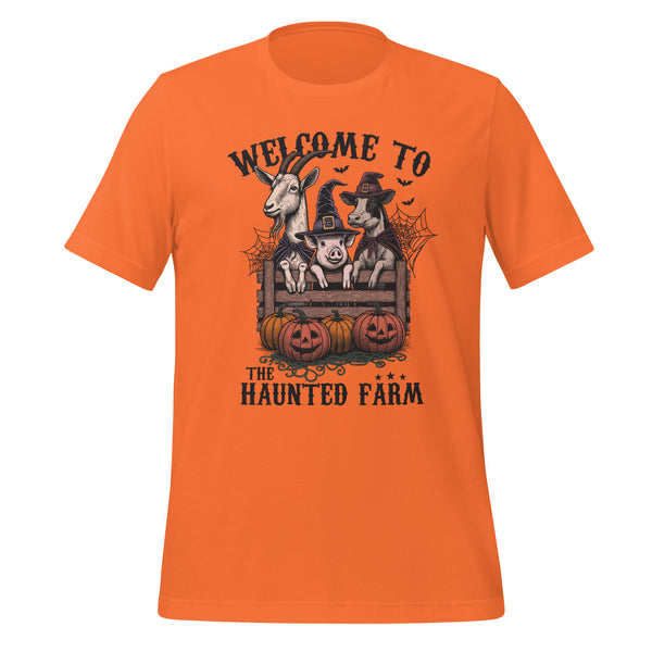 Welcome To The Haunted Farm Premium Unisex T-shirt