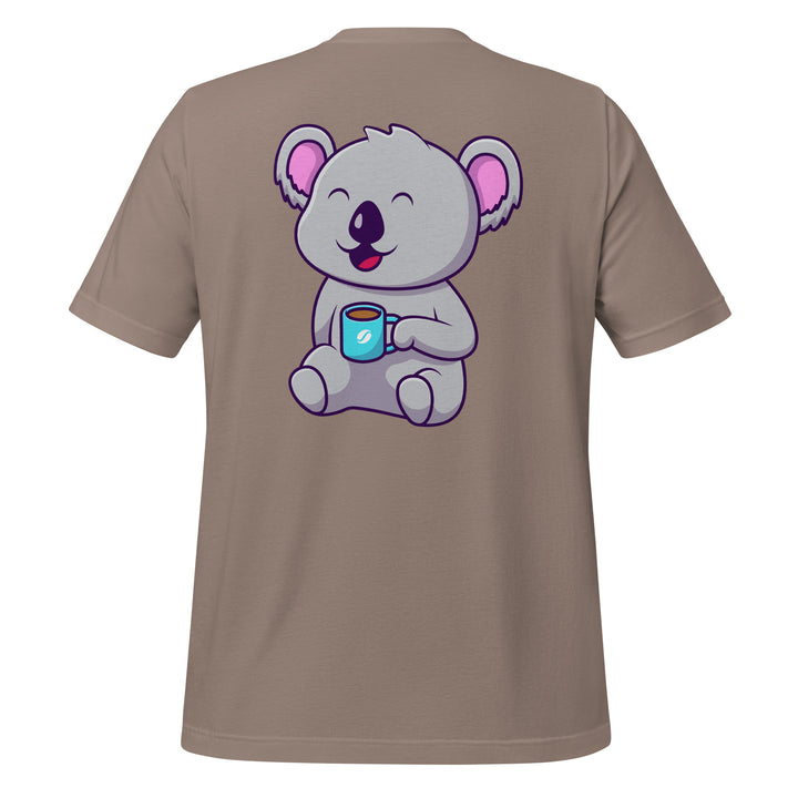 Koala Sleeping in a Cup Unisex Premium T-shirt - ArtyKoala