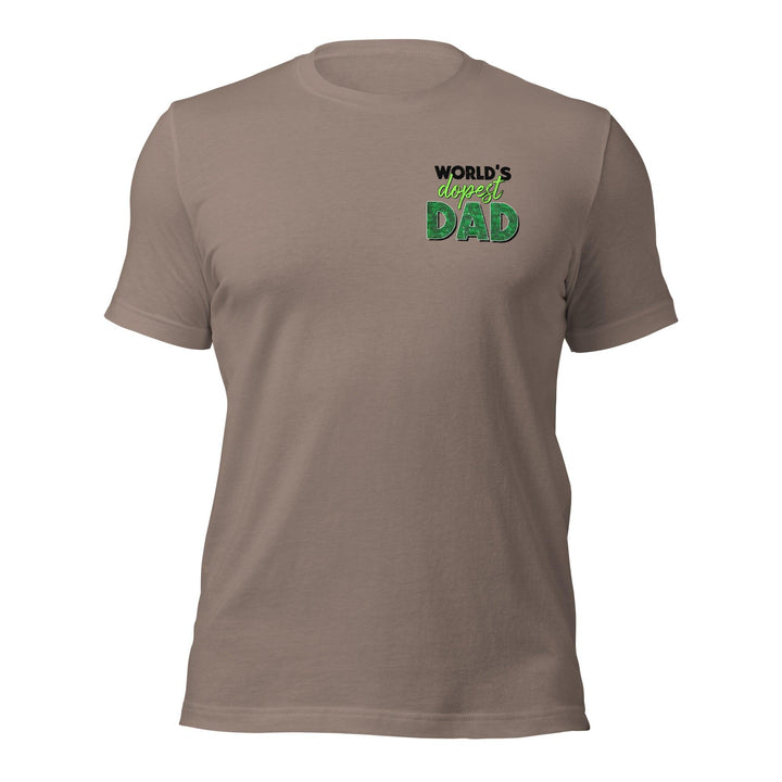 World's dopest Dad Man Premium T-shirt - Pebble / S - ArtyKoala