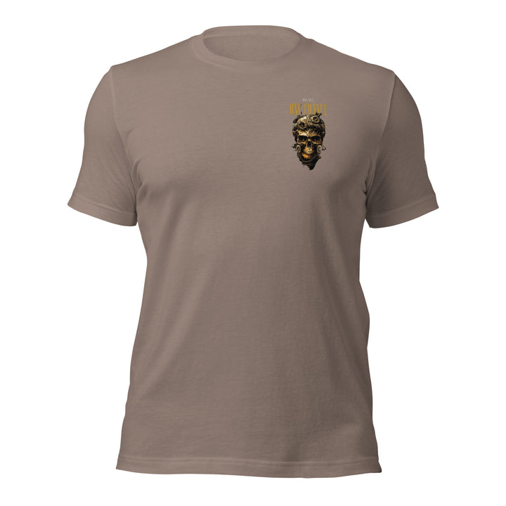 Cybernetic Head Unisex Premium T-shirt - Pebble / S - ArtyKoala