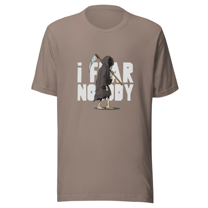 I Fear Nobody Unisex Premium T-shirt - Pebble / S - ArtyKoala