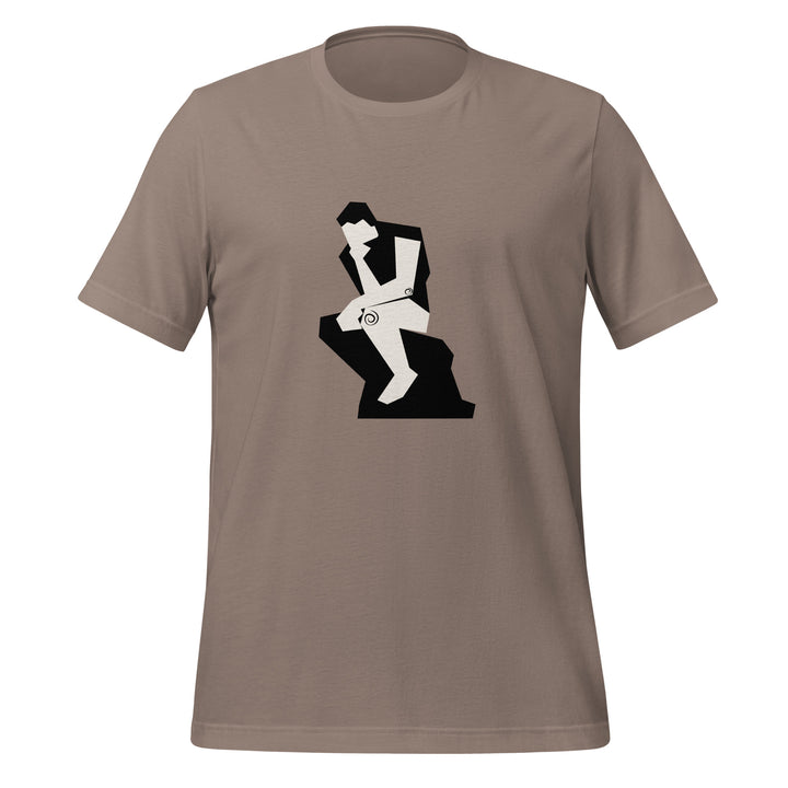 The Thinker Premium Unisex T-shirt - Pebble / S - ArtyKoala