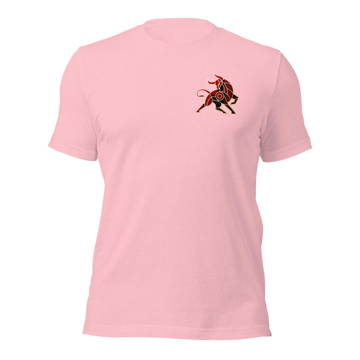 The Bull Man Premium T-shirt - Pink / S - ArtyKoala