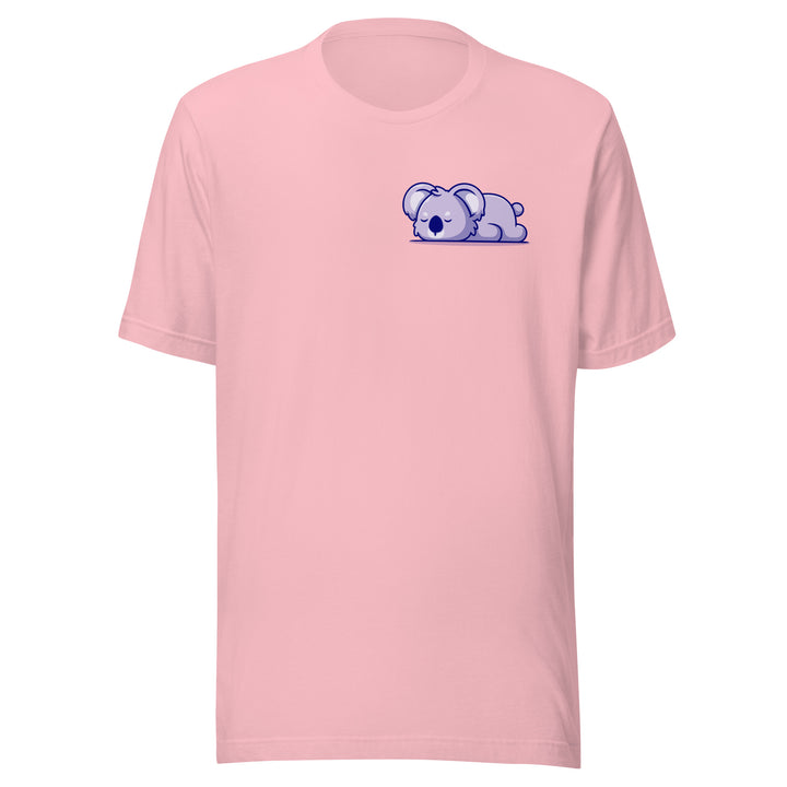 Sleepy Koala Unisex Premium T-shirt - Pink / S - ArtyKoala