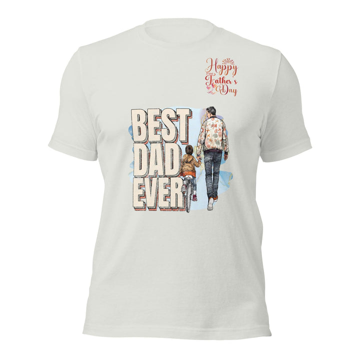 Best Dad Ever Man Premium T-shirt - Silver / S - ArtyKoala