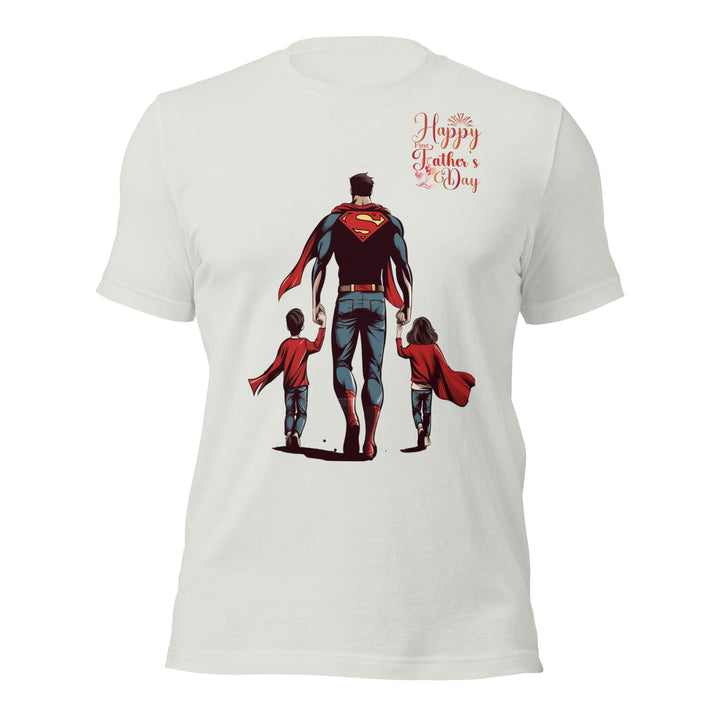 Super Dad Men Premium T-shirt - Silver / S - ArtyKoala