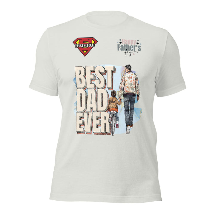 Best Dad Ever Man Premium T-shirt - Silver / S - ArtyKoala