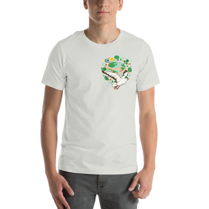 Green World Gull Man Premium T-shirt - ArtyKoala