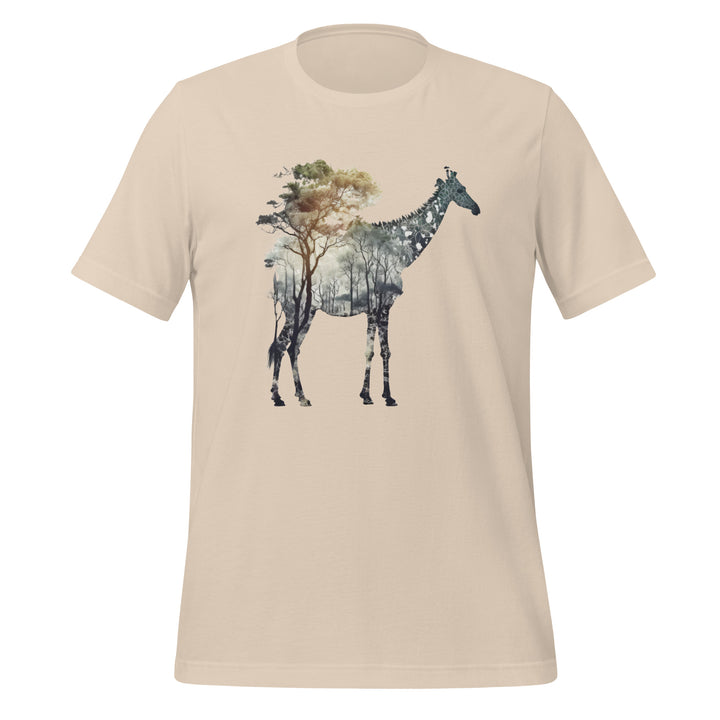 Giraffe and Nature Premium Unisex T-shirt - Soft Cream / S - ArtyKoala