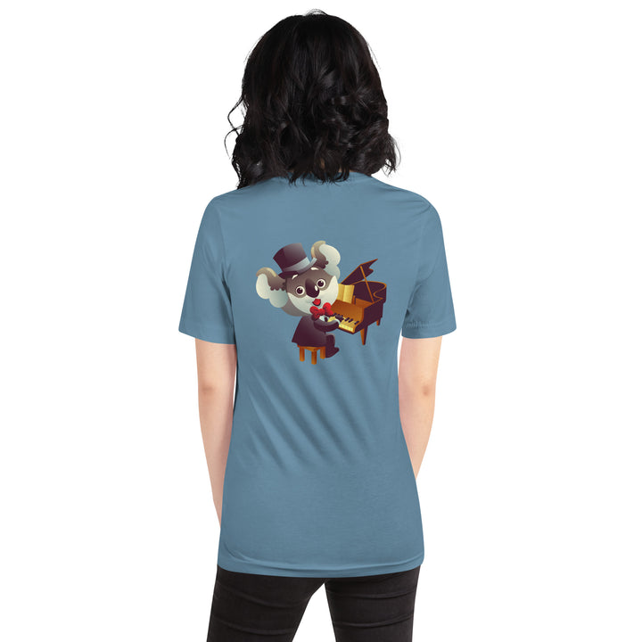 Koala Musicians Piano Woman Premium T-shirt - ArtyKoala