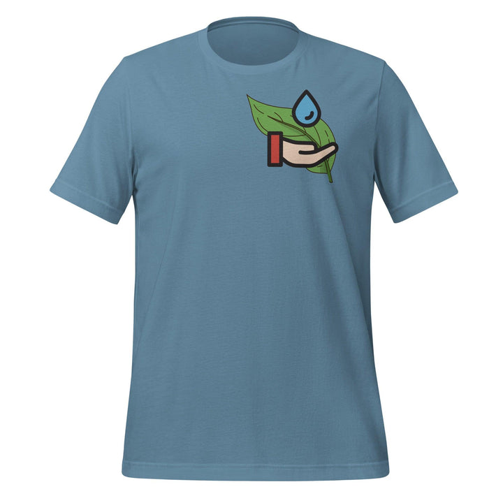 Drop Sustainability Womam Premium T-shirt - Steel Blue / S - ArtyKoala