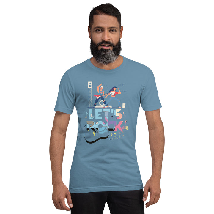 Let's Rock Premium Cotton Unisex T-shirt - ArtyKoala