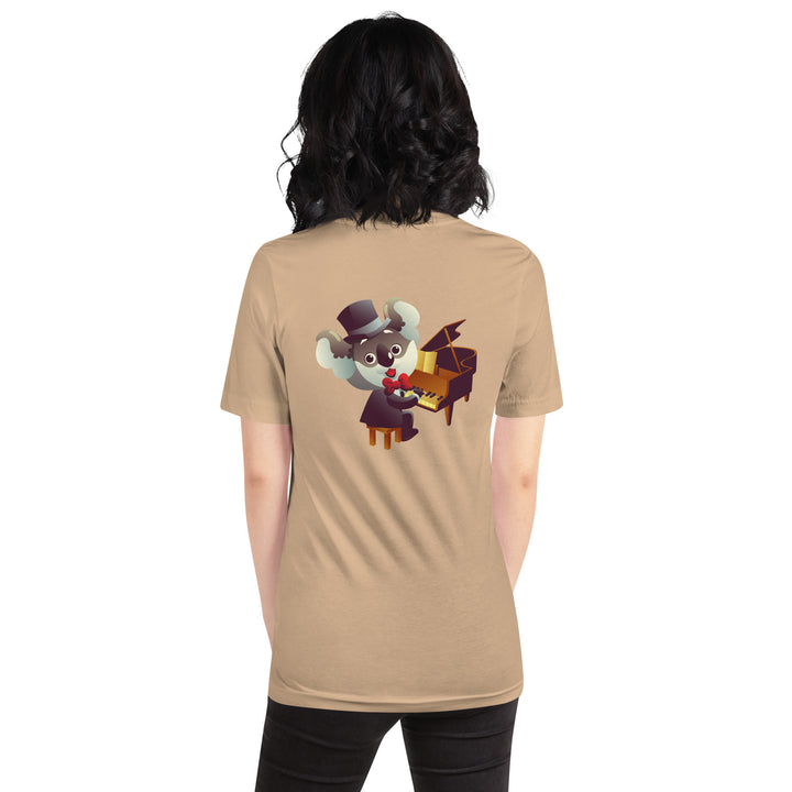 Koala Musicians Piano Woman Premium T-shirt - ArtyKoala