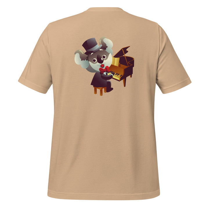 Koala Musicians Piano Woman Premium T-shirt - ArtyKoala