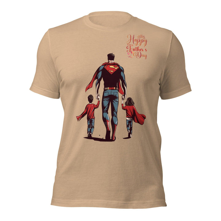 Super Dad Men Premium T-shirt - Tan / S - ArtyKoala