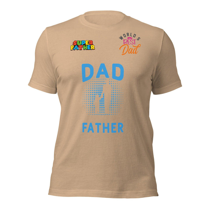 Dad Father Man Premium T-shirt - Tan / S - ArtyKoala