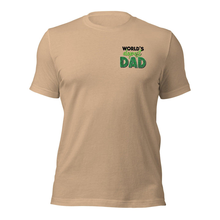 World's dopest Dad Man Premium T-shirt - Tan / S - ArtyKoala