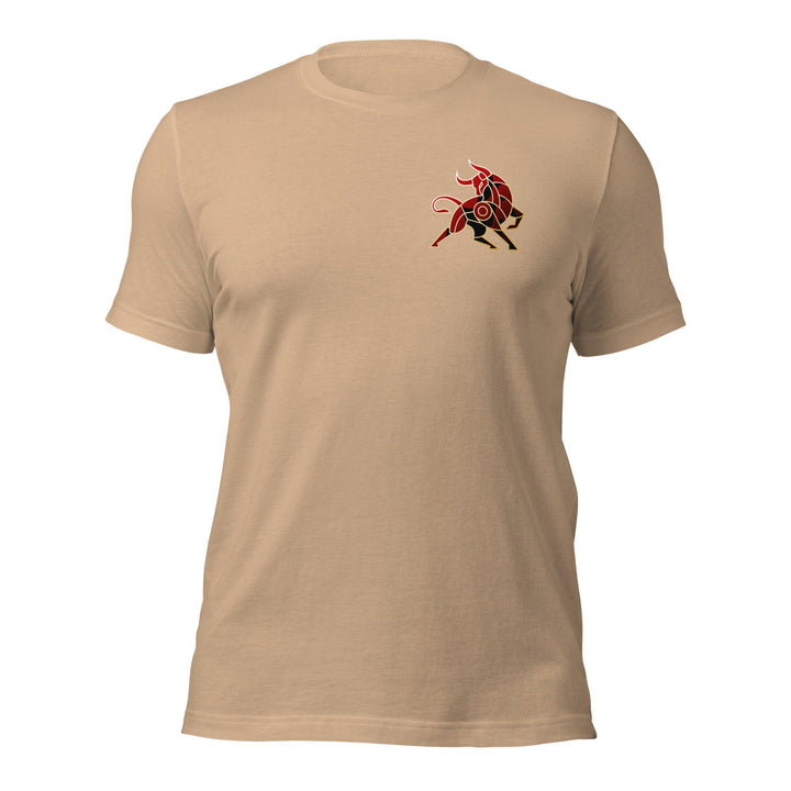 The Bull Man Premium T-shirt - Tan / S - ArtyKoala