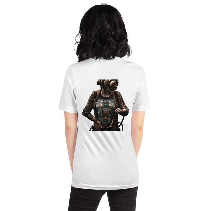 Cybernetic Head Unisex Premium T-shirt - ArtyKoala