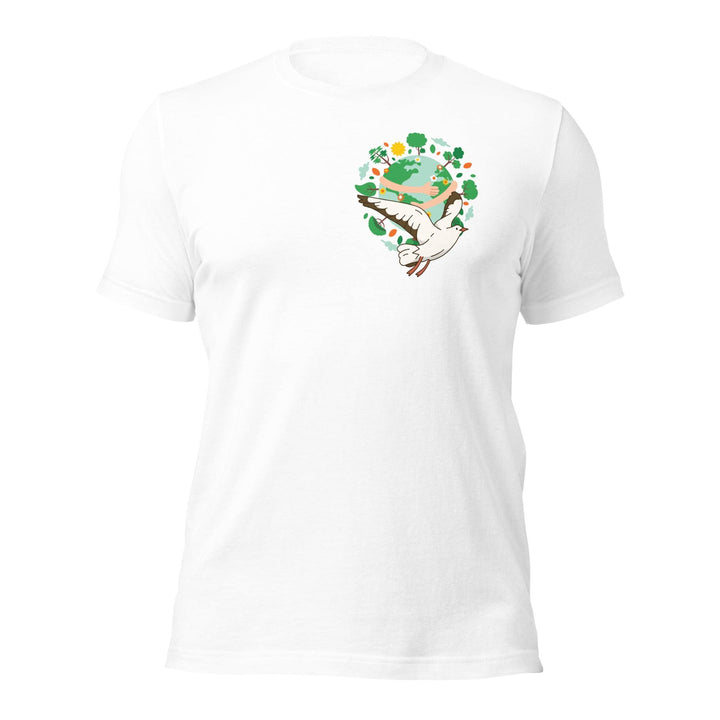 Green World Gull Man Premium T-shirt - White / S - ArtyKoala