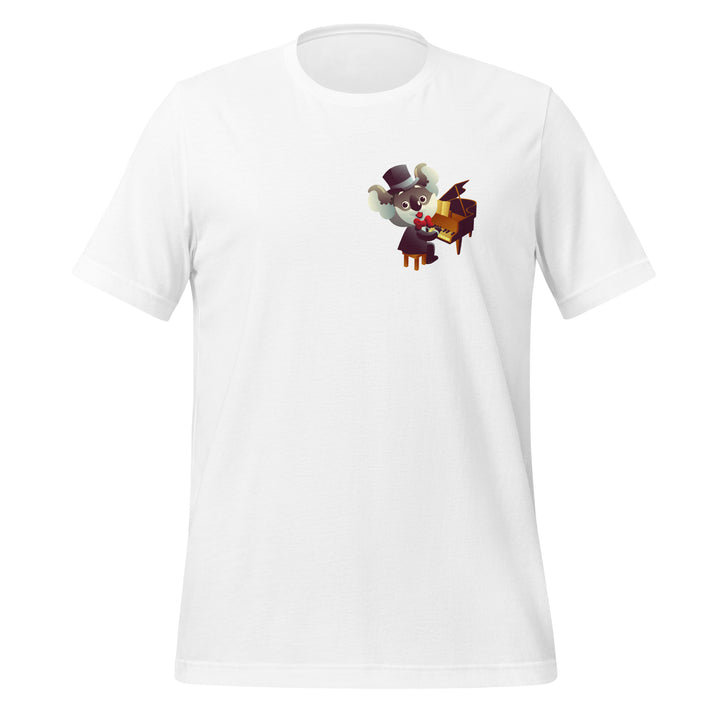 Koala Musicians Piano Woman Premium T-shirt - White / S - ArtyKoala