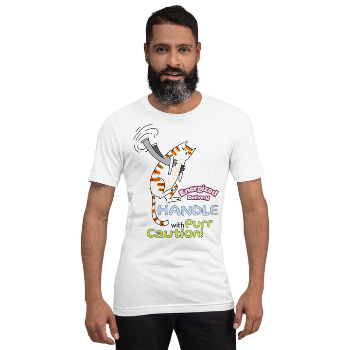 Cat Delivery Premium Unisex T-shirt - ArtyKoala