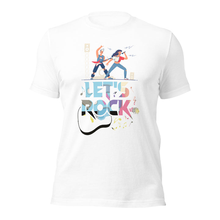 Let's Rock Premium Cotton Unisex T-shirt - ArtyKoala