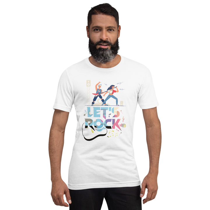 Let's Rock Premium Cotton Unisex T-shirt - ArtyKoala