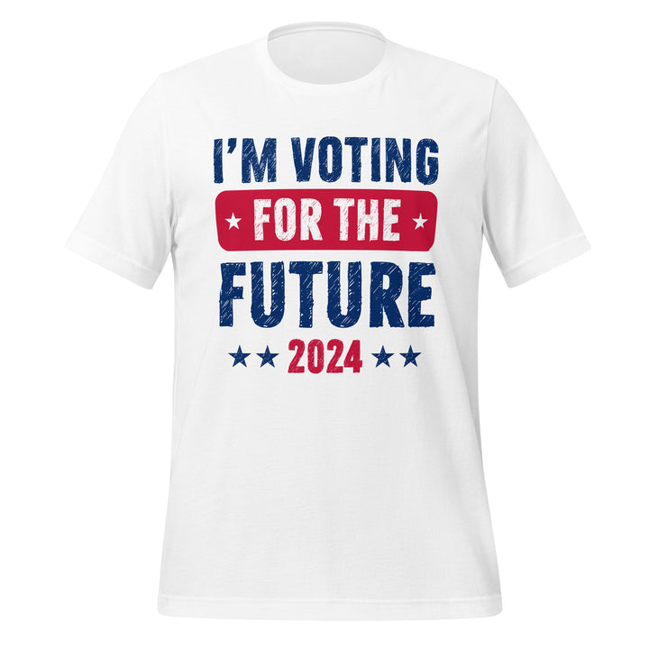 I'm Voting For The Future Trump Unisex T-shirt - White / S - ArtyKoala