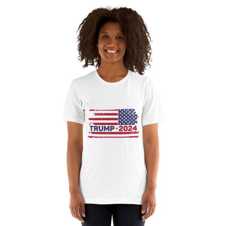 Flag and Trump Unisex T-shirt - ArtyKoala