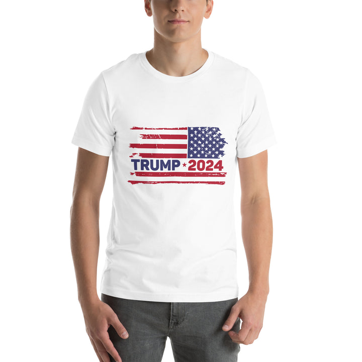 Flag and Trump Unisex T-shirt - ArtyKoala